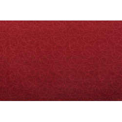 Nappe tissée jacquard Leonardo bordeaux 140 cm au mètre Q-TEX
