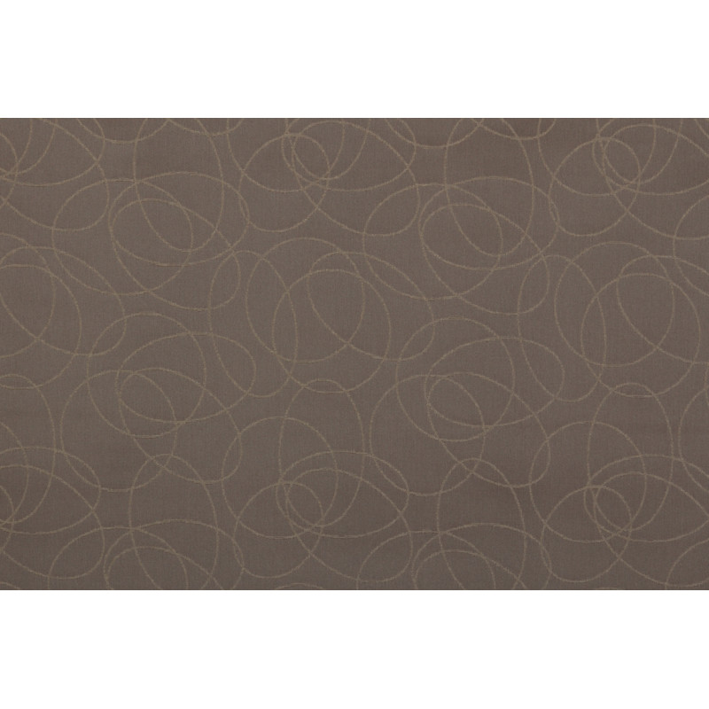 Nappe tissée jacquard Leonardo gris foncé 160 cm au mètre Q-TEX