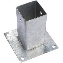 Socle à visser galvanisé – Fixation solide | GIARDINO


