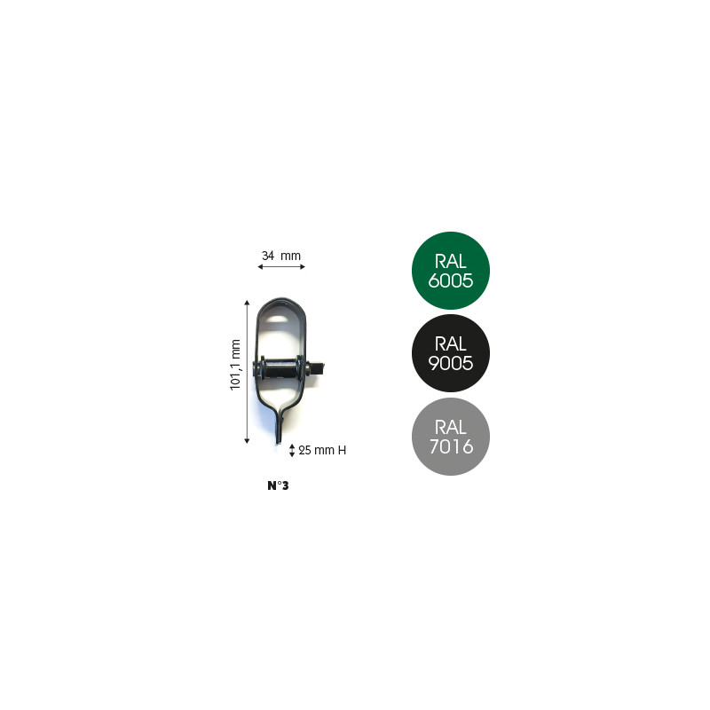 Tendeur N°3 Galvanisé – Clôture Robuste | GIARDINO

