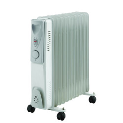 Radiateur bain d'huile 2500W – Chaleur & Mobilité | WARMTECH