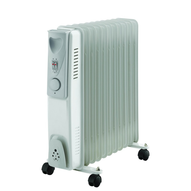 Radiateur bain d'huile avec roulettes 2500 W WARMTECH