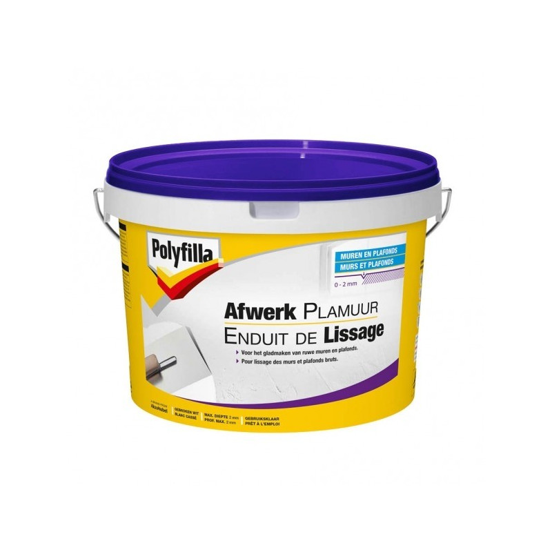 Enduit de Lissage blanc cassé 7 kg POLYFILLA