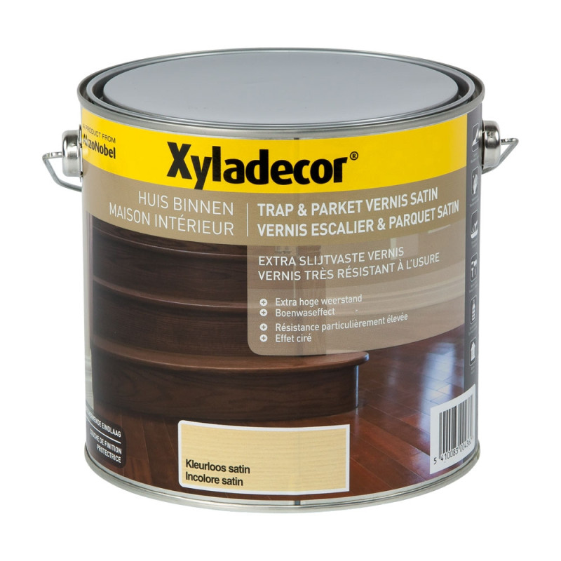 Vernis Escalier & Parquet satiné 2,5 L XYLADECOR