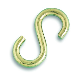 Crochet S Laitonné Ø 3mm – Lot de 10 pièces | CHAPUIS

