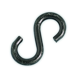 Crochet S Acier Zingué 5mm – Lot de 2 | CHAPUIS