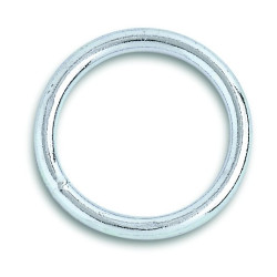 Anneau soudé acier zingué Ø 30mm – Lot de 4 | CHAPUIS

