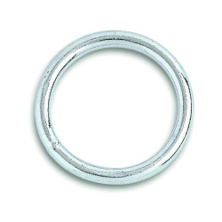 Anneau soudé acier zingué Ø 18mm – Lot de 6 | CHAPUIS

