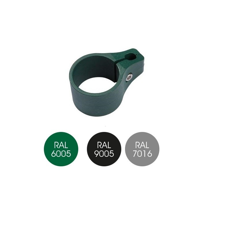 Collier de finition en plastique pour poteau rond vert GIARDINO Collier de finition en plastique pour poteau rond vert GIARDINO