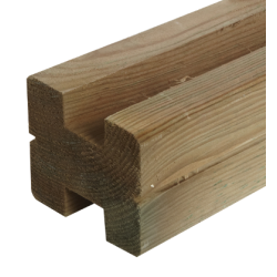 Poteau H 7x7x240 cm SOLID – Écran de jardin | SOLID