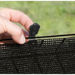 Pince Firatex Brise-Vue Noir – Fixation Facile | NORTENE