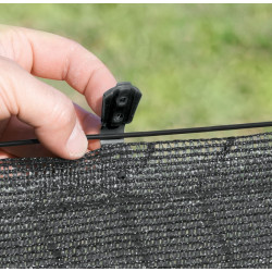 Pince Firatex Brise-Vue Gris – Fixation Facile | NORTENE