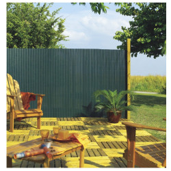 Canisse en PVC grise 1 x 3 m – Brise-vue idéal | NORTENE