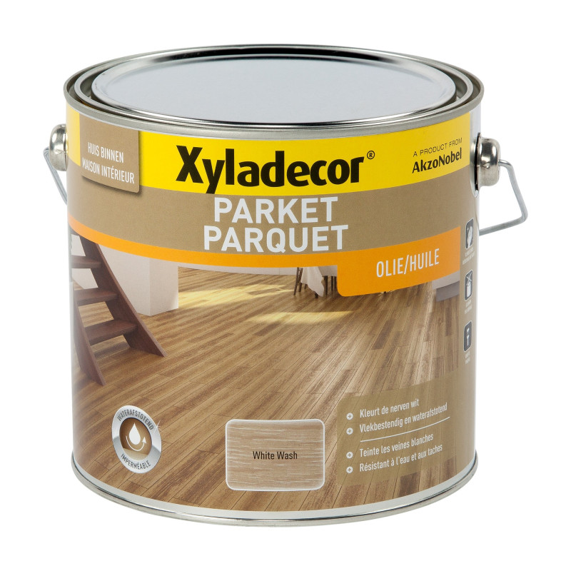 Huile Parquet white wash 2,5 L XYLADECOR