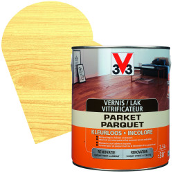 Vernis Parquet V33 – Protection Mat Incolore | V33