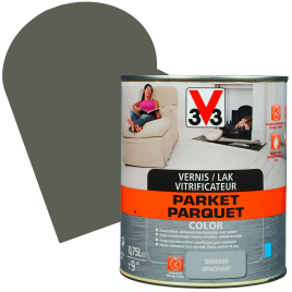 Vernis vitrificateur Parquet Color vison satiné 0,75 L V33