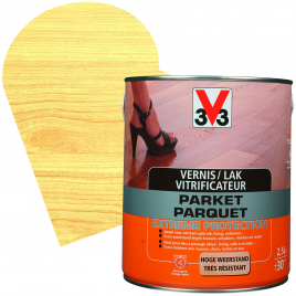 Vernis vitrificateur Parquet Extreme Protection incolore mat 2,5 L V33