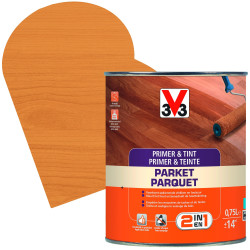 Primer & Teinte Chêne Moyen – Rénovez Votre Parquet | V33
