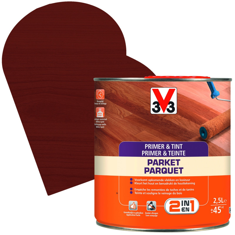 Primer & Teinte Parquet teck 2,5 L V33