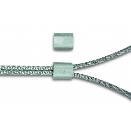 Manchon en aluminium pour câble Ø 4 mm 2 pièces CHAPUIS