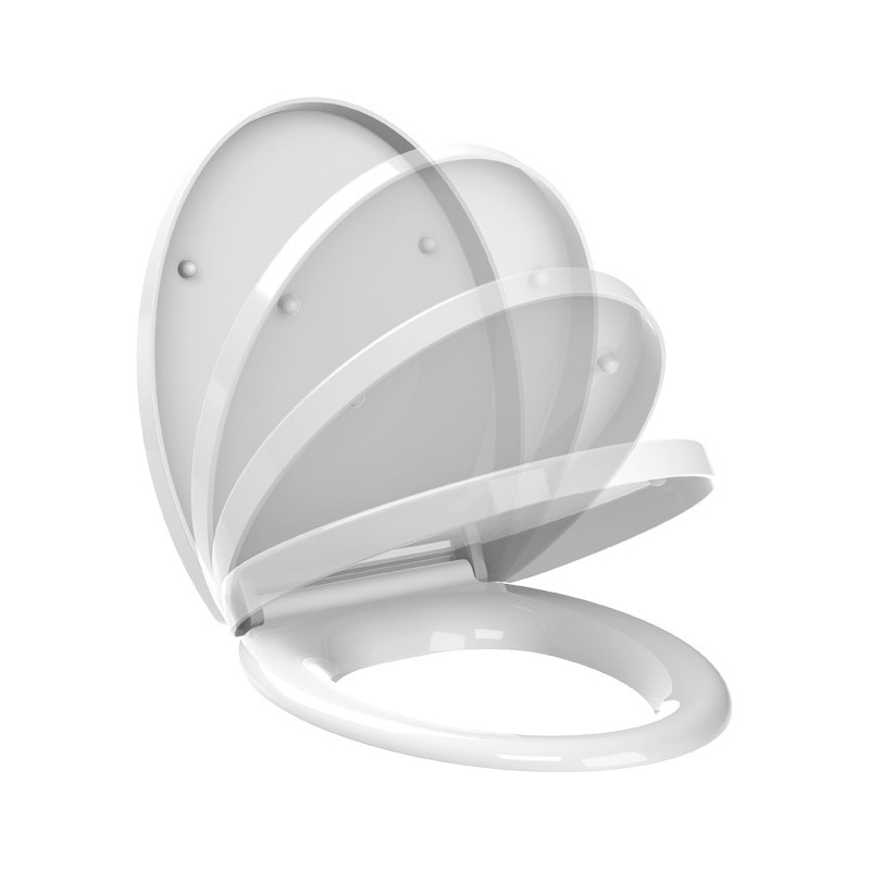 Abattant WC Ekla Blanc – Confort & Style | ALLIBERT