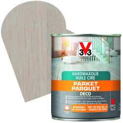 Huile Cire Parquet Gris Patiné Mat V33 – Protection & Style | V33