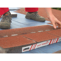 Toiture Bardeau Facile Rouge 2m² – Couverture Facile | IKO