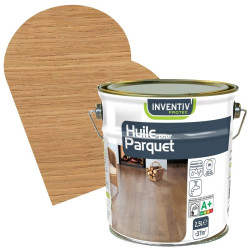 Huile Parquet Incolore Naturel 2,5L INVENTIV – Protection Bois | INVENTIV