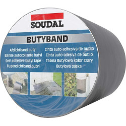 Bande d'étanchéité Butyband plomb 7,5 cm x 10 m