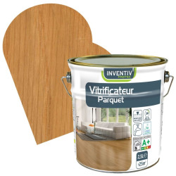 Vitrificateur Parquet chêne moyen cire 2,5 L INVENTIV