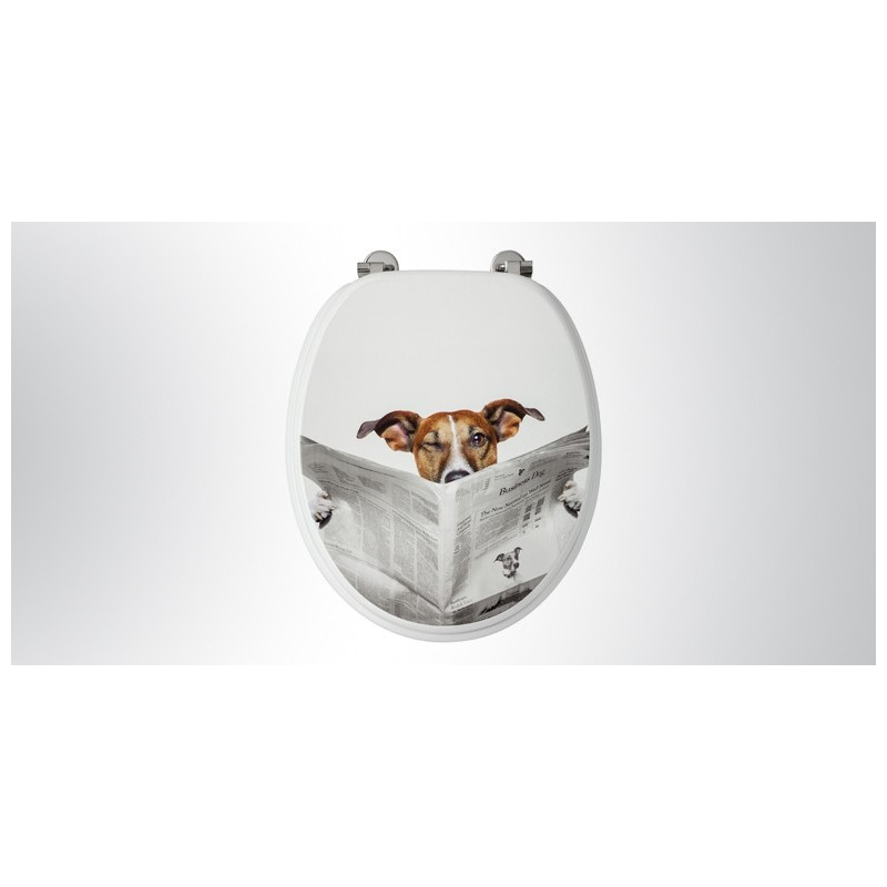 Abattant WC Business Dog MDF – Décor Original | ALLIBERT