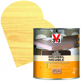 Vernis Meuble incolore brillant 0,5 L V33