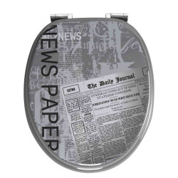 Abattant WC Grafic Line Newspaper – Design unique | ALLIBERT

