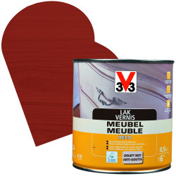 Vernis Meuble Deco acajou satiné 0,5 L V33