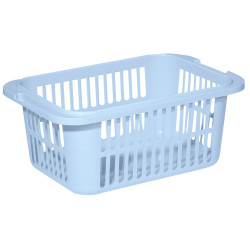 Manne à linge Lingo bleu clair 30 L