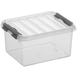 Boîte de rangement avec couvercle à clips Box Q-line SUNWARE