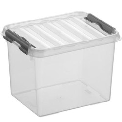 Boîte de rangement avec couvercle à clips Box Q-line SUNWARE
