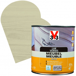 Vernis Meuble Deco blanc mat 0,5 L V33