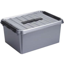 Boîte de rangement avec couvercle à clips Box Q-line SUNWARE