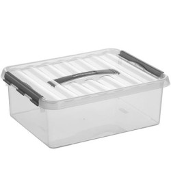Boîte de rangement avec couvercle à clips Box Q-line SUNWARE