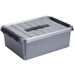 Boîte de rangement avec couvercle à clips Box Q-line SUNWARE