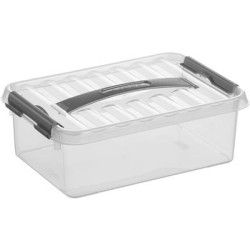 Boîte de rangement avec couvercle à clips Box Q-line SUNWARE