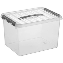Boîte de rangement avec couvercle à clips Box Q-line SUNWARE
