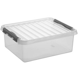 Boîte de rangement avec couvercle à clips Box Q-line SUNWARE