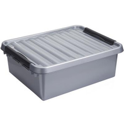 Boîte de rangement avec couvercle à clips Box Q-line SUNWARE