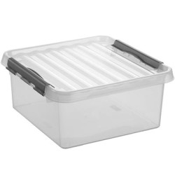 Boîte de rangement avec couvercle à clips Box Q-line SUNWARE