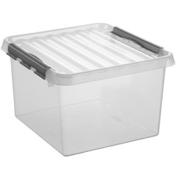 Boîte de rangement avec couvercle à clips Box Q-line SUNWARE