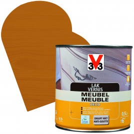 Vernis Meuble Deco chêne rustique mat 0,5 L V33
