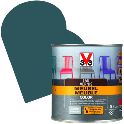 Vernis Meuble Gris Foncé Satiné 0,5L V33 – Rénovez vos meubles | V33