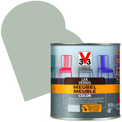 Vernis Meuble Gris Satiné V33 0,5L – Rénovez vos meubles | V33